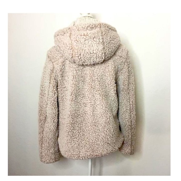 Thread & Supply oversized Wubby full zip jacket w/hood. Pink size Large - Picture 7 of 10